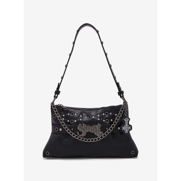 Hot Topic Ghost Stud Chain Shoulder Bag - Picture 2 of 5